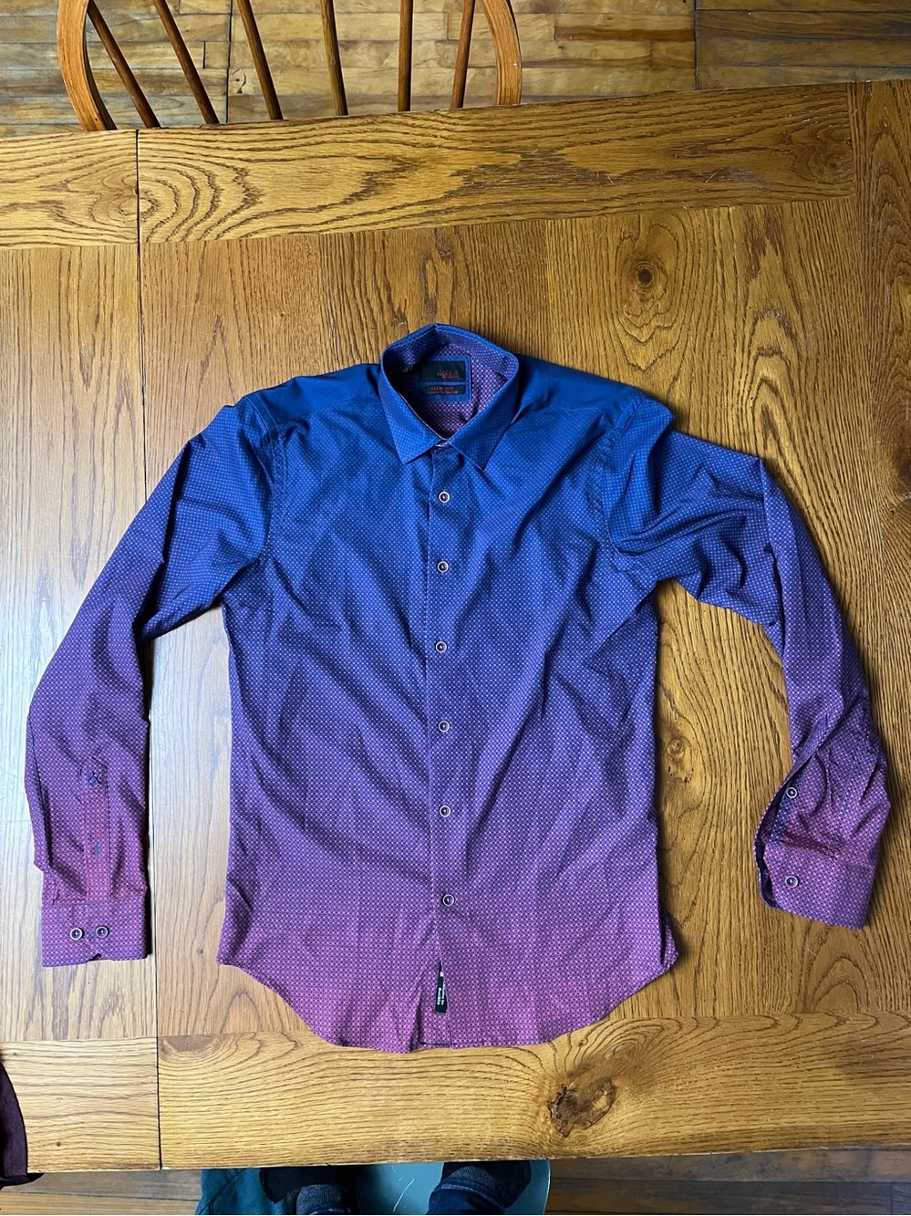 Like New EightX for Buckle men’s ombré button down